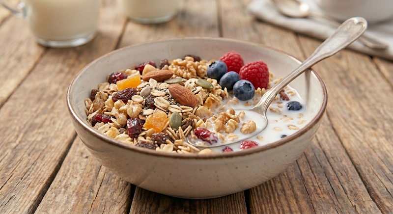 Müsli und Granola