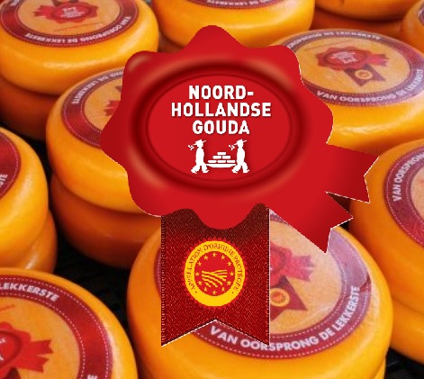 Nordholland Gouda Käse - Rotes Siegel Nordholland Gouda Käse - Rotes Siegel