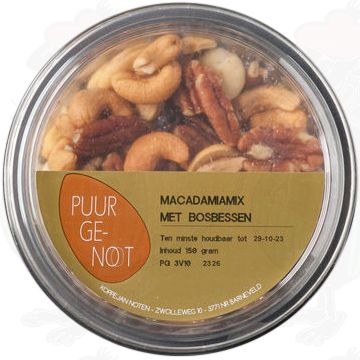 Macadamiamix mit Blaubeeren 150gr
