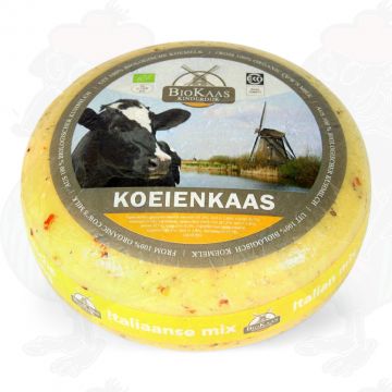 Bio Kräuterkäse mit Kräutern der Provence | Ganzer Käse 5,4 Kilo