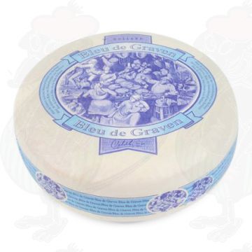 Bleu de Graven - niederländischen Blau Schimmel Käse | Ganzer Käse 3,5 kg | Premium Qualität