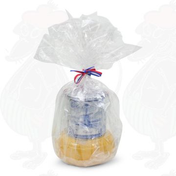 Geschenk Die Bauern Kilo - Goudawaffeln in Delft Blue Blech