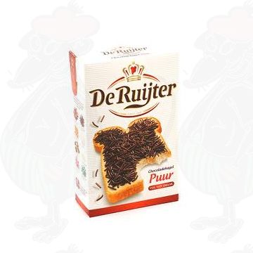 De Ruijter Schokoladenstreusel Bitter - Chocoladehagel Puur - 380 g