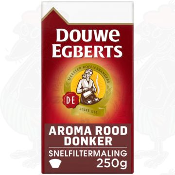 Douwe Egberts Aroma Rood Donker Filterkaffee 250 g