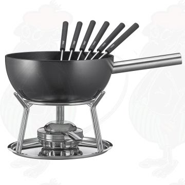 Käse-fondue set Spring Alu Induktion Schwarz