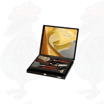 4 schwarze Geschenkbox, Flugzeug-, Dessert-Hobel, Reibe und Hobel jungen De Luxe Rosenholz