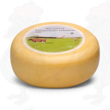 Bio Käse Jung gereifter -  Kinderdijk | Ganzer Käse 5,4 Kilo | Premium Qualität