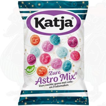 Katja Snoep en Zoetwaren Zure Astro Mix 250g