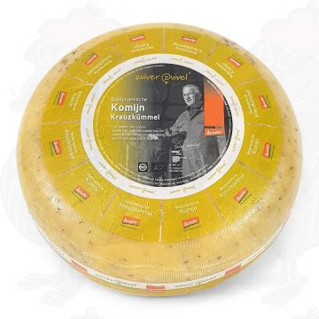 Kreuzkümmelkäse Gouda Biodynamische Käse - Demeter | Ganzer Käse 5 Kilo