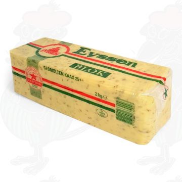 Geschmolzene crustless Gouda Käse Kreuzkümmel 25+ | Ganzer Käse 2 Kilo | Premium Qualität