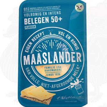 Schnittkäse Maaslander Gereifter 50+ | 200 gram in Scheiben