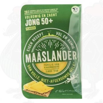 Schnittkäse Maaslander Jung 50+ | 200 gram in Scheiben