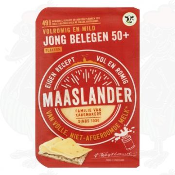 Schnittkäse Maaslander Jung Gereifter 50+ | 175 gram in Scheiben
