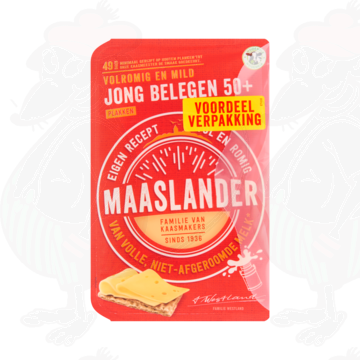 Schnittkäse Maaslander Jung Gereifter 50+ | 350 gram in Scheiben