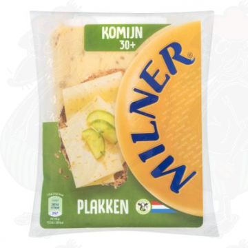 Schnittkäse Milner Kreuzkümmel 30+ | 150 gram in Scheiben