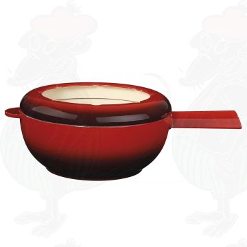 Fonduepfanne Saas-Fee | Rot