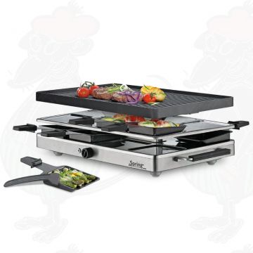 Spring - Raclette8 klassische Aluminium-Grillplatte