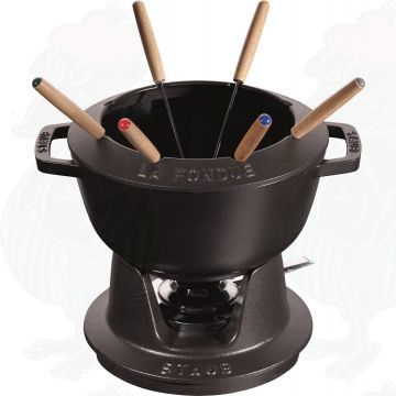 Staub Fondue-Set - Schwarz - 20cm