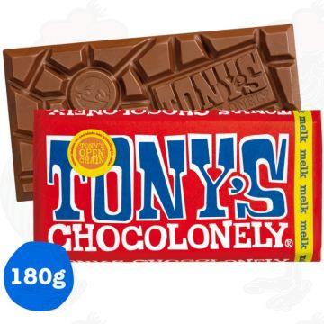 Tony's Chocolonely Milch Chocolade reep 180 g