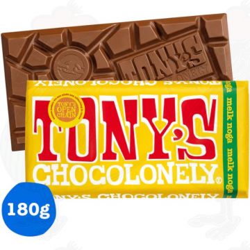 Tony's Chocolonely Milch Chocolade Reep Noga 180 g
