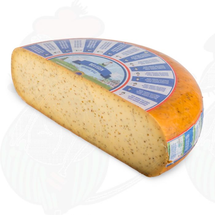 Gereifter Kreuzkümmelkäse | Halber Käse 5,5 Kilo | Premium Qualität main product photo