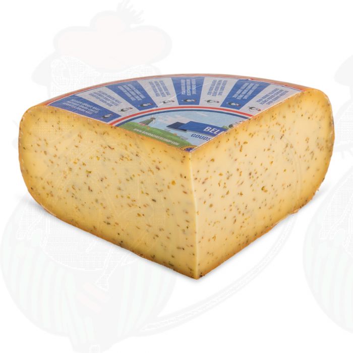 Gereifter Kreuzkümmelkäse | Viertel Käse 2,5 Kilo | Premium Qualität main product photo