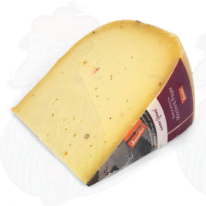 Senf und pfeffer Gouda Biodynamische Käse - Demeter | 500 Gramm main product photo