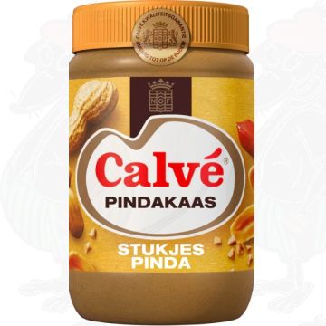 Calvé Pindakaas Stukjes Pinda 650 g