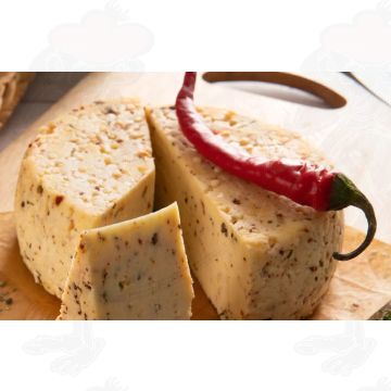 Coombe Castle Fiery Spice – Würziger Cheddar mit Chili und Paprika