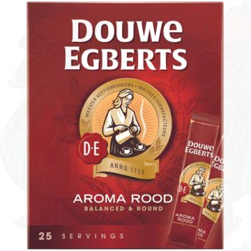 Douwe Egberts Aroma Rood Sticks Instantkaffee 25 Stück