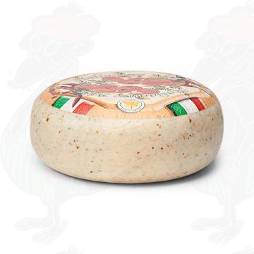 Ziegenkäse Tomate / Olive | Ganzer Käse 4,5 Kilo