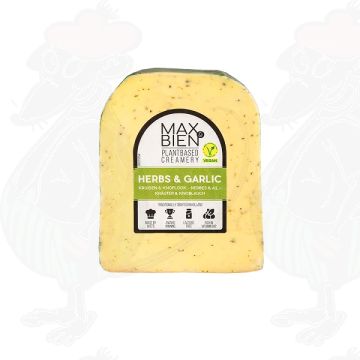 Veganer Kräuter-Knoblauch-Käse | Max Bien | 150 Gramm
